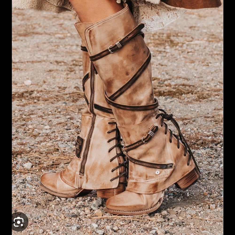 *SOLD ELSEWHERE* Freebird Cassius Beige Multi Boots